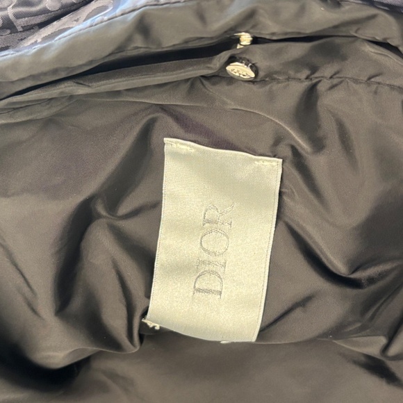 COPY - Dior Oblique Down Jacket Black Technical Jacquard Size Large - Picture 8 of 9